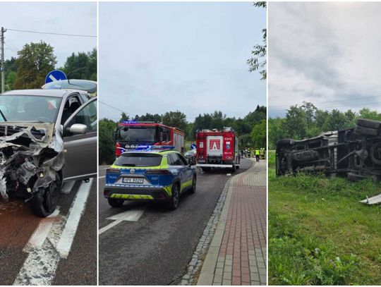 Wypadek w Jasienicy Rosielnej. Czołowe zderzenie na DK19 i utrudnienia w ruchu