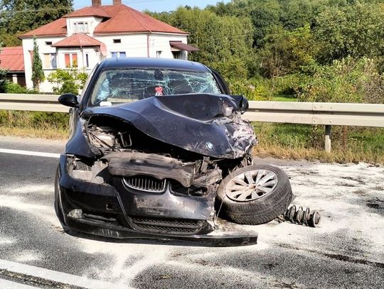 Wypadek w miejscowości Wyżne. Aż 8 osób rannych [ZDJĘCIA]