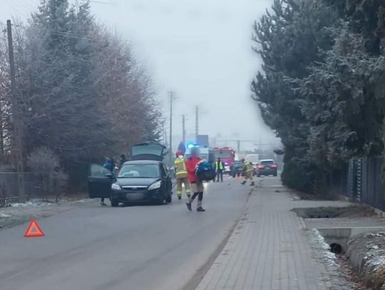 Wypadek w Rudnej Małej. Zderzenie dwóch samochodów