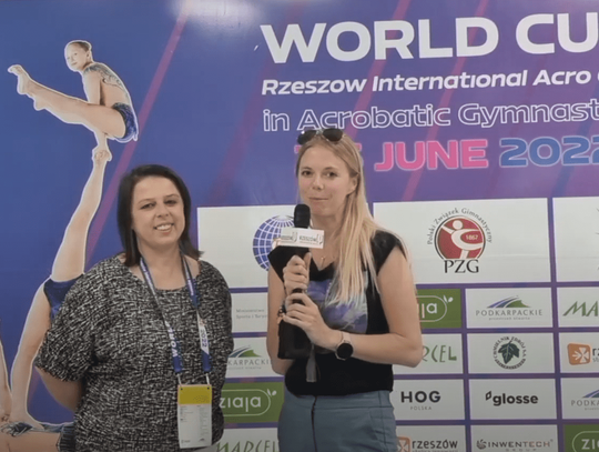 Wywiad z panią Eweliną Fijołek, na temat zawodów Pucharu Świata w Akrobatyce Sportowej