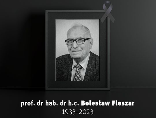 Zmarł prof. Bolesław Fleszar - były rektor Politechniki Rzeszowskiej