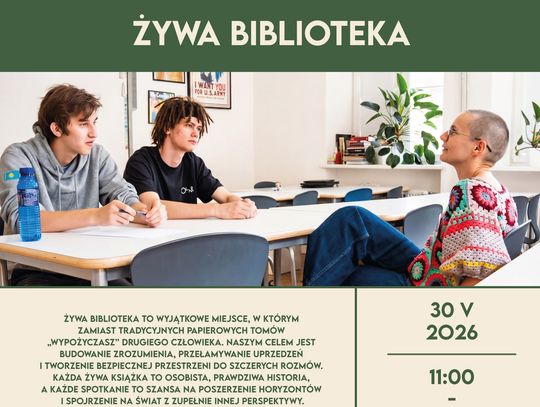 Żywa Biblioteka w Rzeszowie. Zamiast papierowych tomów, prawdziwi ludzie