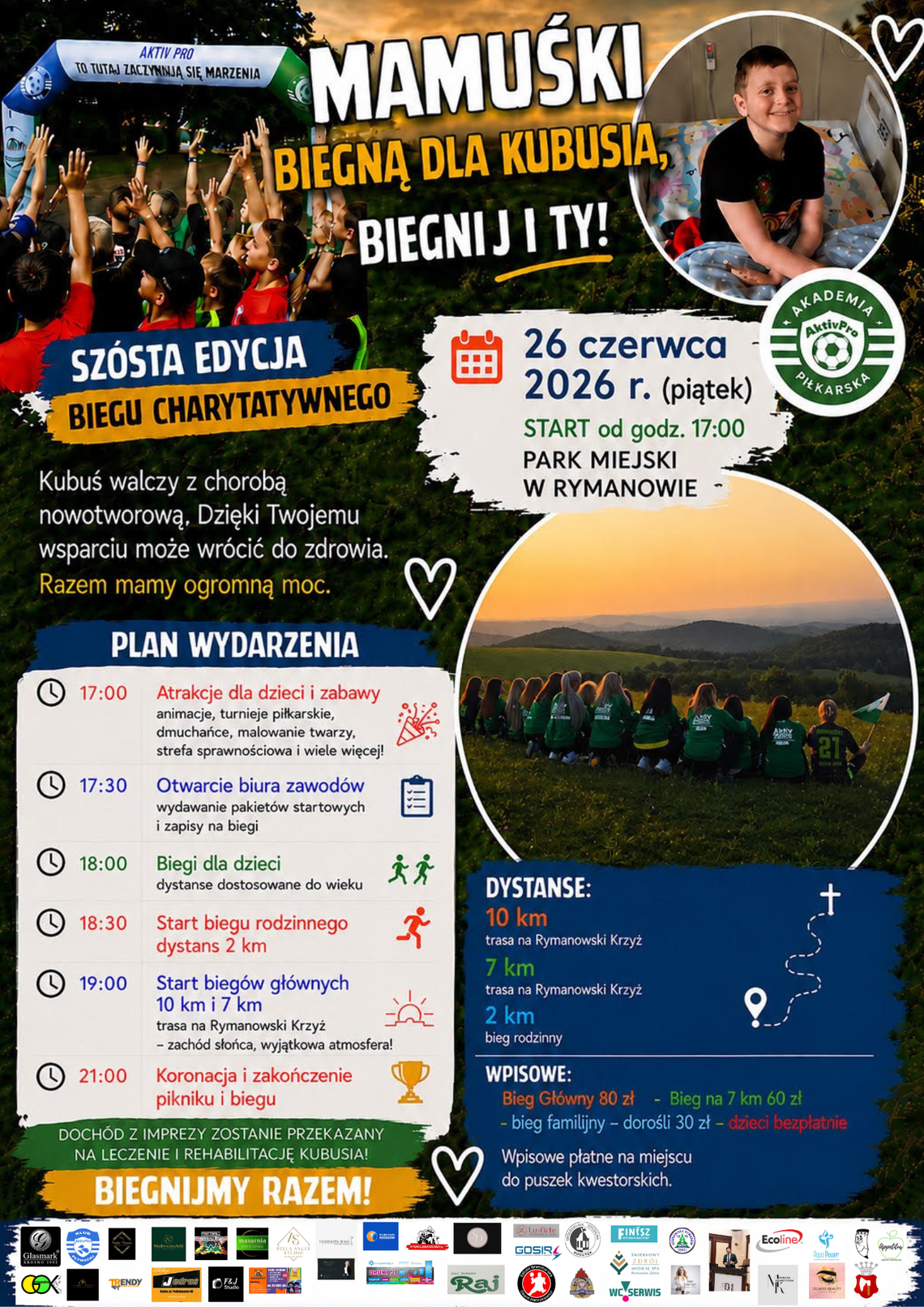 26 czerwca Rymanów pobiegnie z sercem. Każdy kilometr będzie miał znaczenie