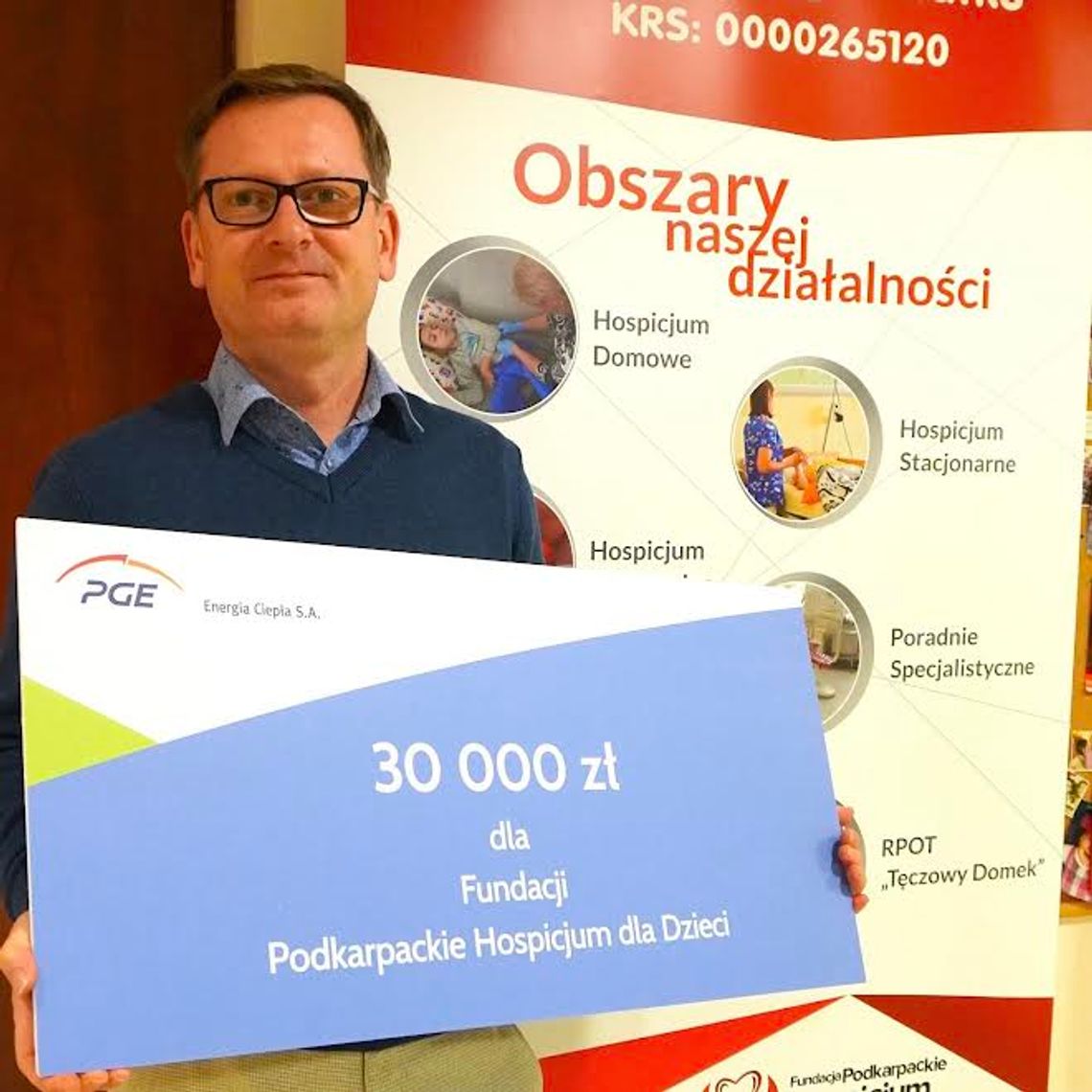 30 000 zł dla Podkarpackiego Hospicjum dla Dzieci w ramach programu PGE „Dzielimy się ciepłem”