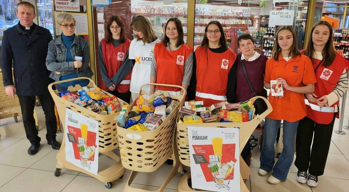 6,5 tysiąca kg żywności zebrało Caritas Diecezji Rzeszowskiej w akcji "Tak, pomagam"