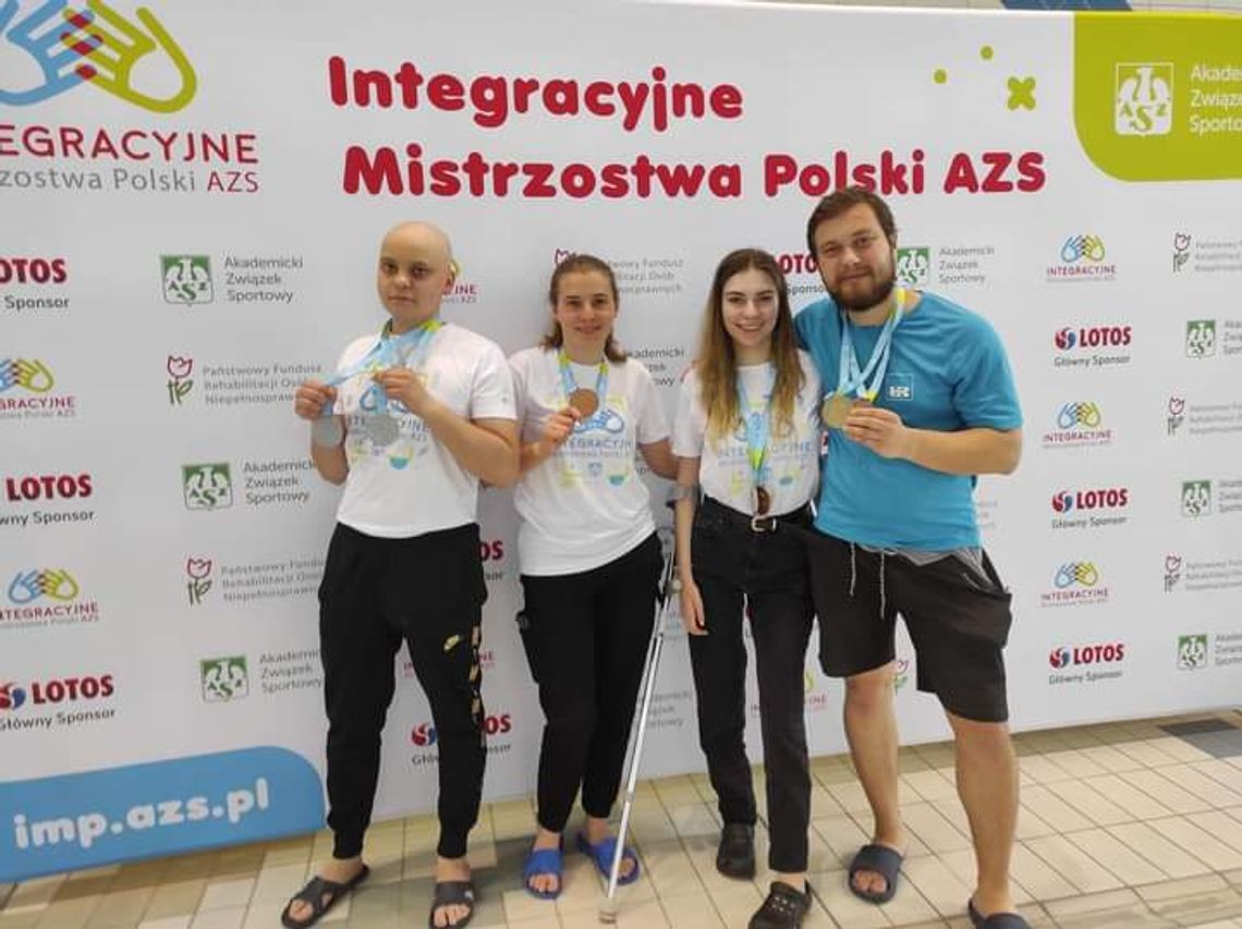 7 medali podczas Integracyjnych Mistrzostw Polski AZS w pływaniu!