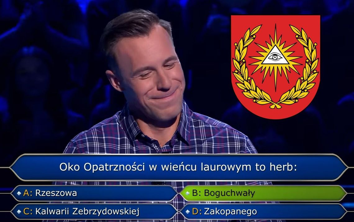 Herb Boguchwały w "Milionerach": lokalny symbol w ogólnopolskiej telewizji