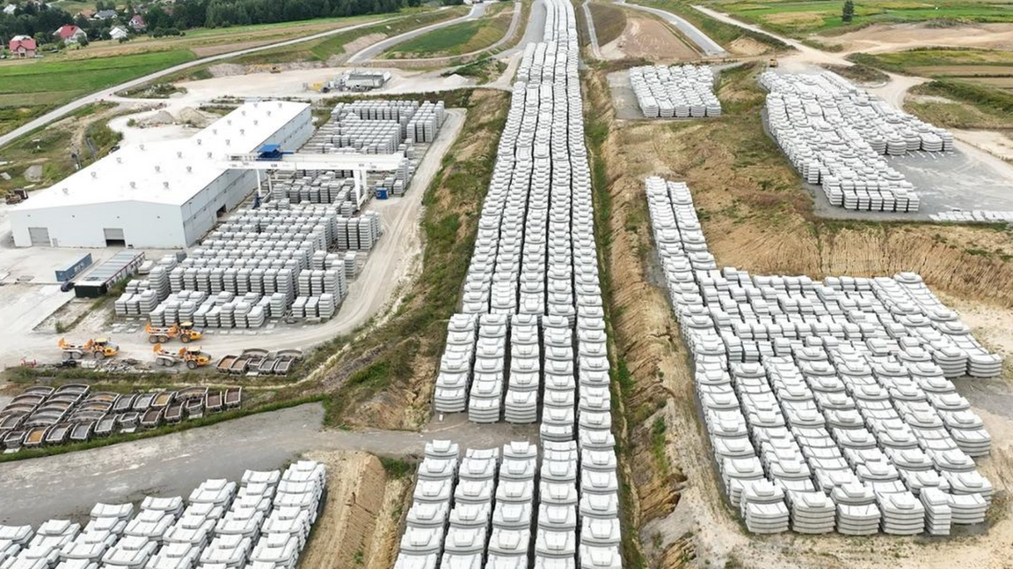 22 700 segmentów gotowych do budowy tunelu w Babicy!