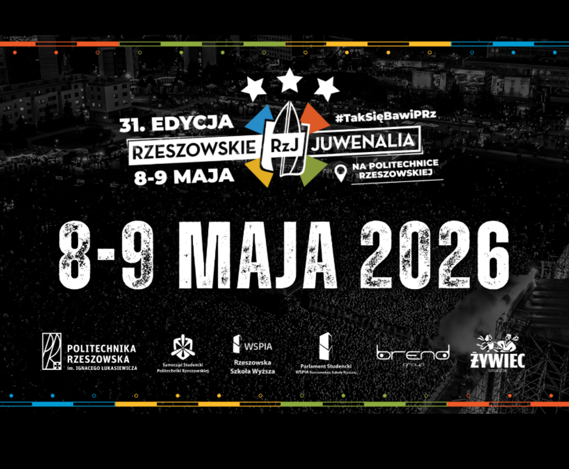 Rzeszowskie Juwenalia 2026 startują: ogłoszono pierwszy zespół!