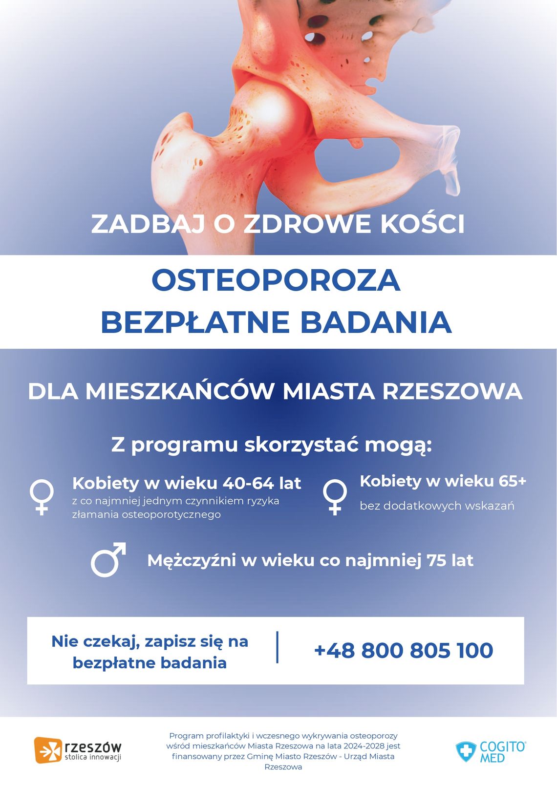 Bezpłatne badania w kierunku osteoporozy w Rzeszowie