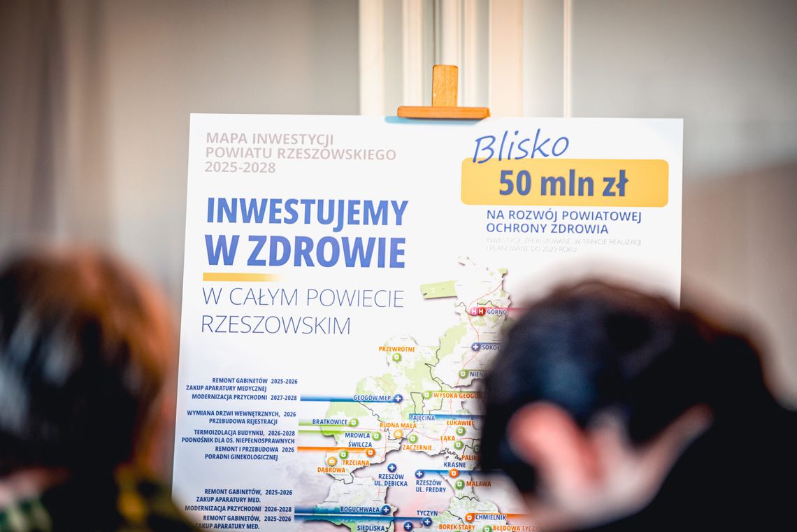 Blisko 50 mln zł na ochronę zdrowia w powiecie rzeszowskim. Inwestycje obejmą przychodnie i szpitale Blisko 50 mln zł na ochronę zdrowia w powiecie rzeszowskim. Inwestycje obejmą przychodnie i szpitale