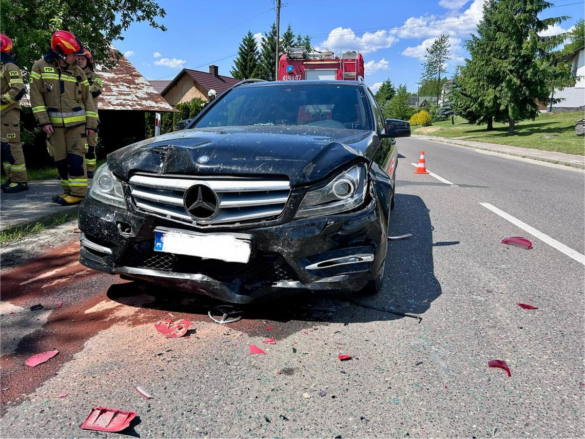 Blizne: Zderzenie się trzech pojazdów. Trzy osoby ranne