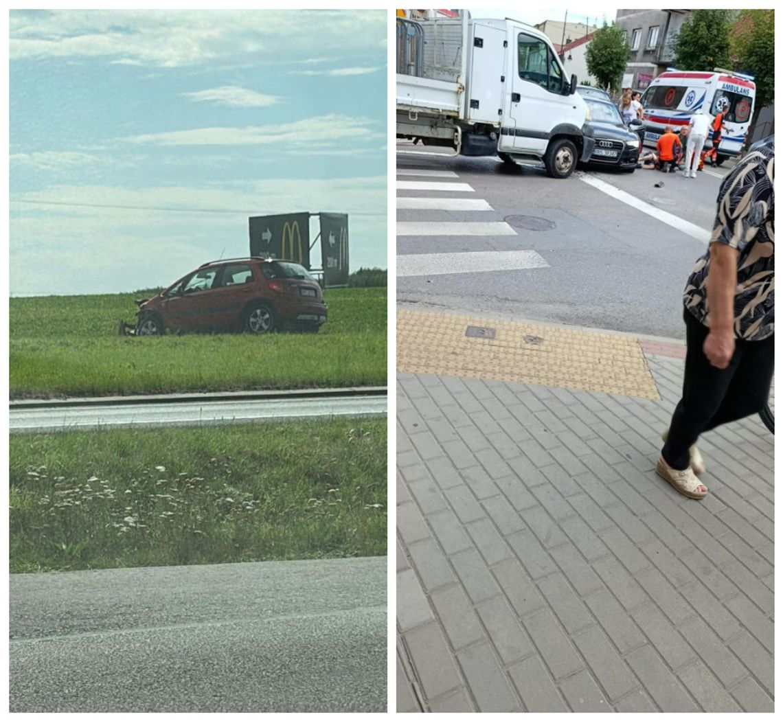 Czarne godziny w Sędziszowie Małopolskim! Kolejne wypadki - kolejni ranni Czarne godziny w Sędziszowie Małopolskim! Kolejne wypadki - kolejni ranni