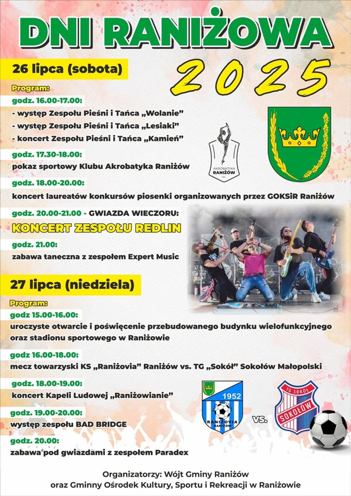 Dni Raniżowa 2025. Weekend pełen muzyki, sportu i rodzinnej zabawy!