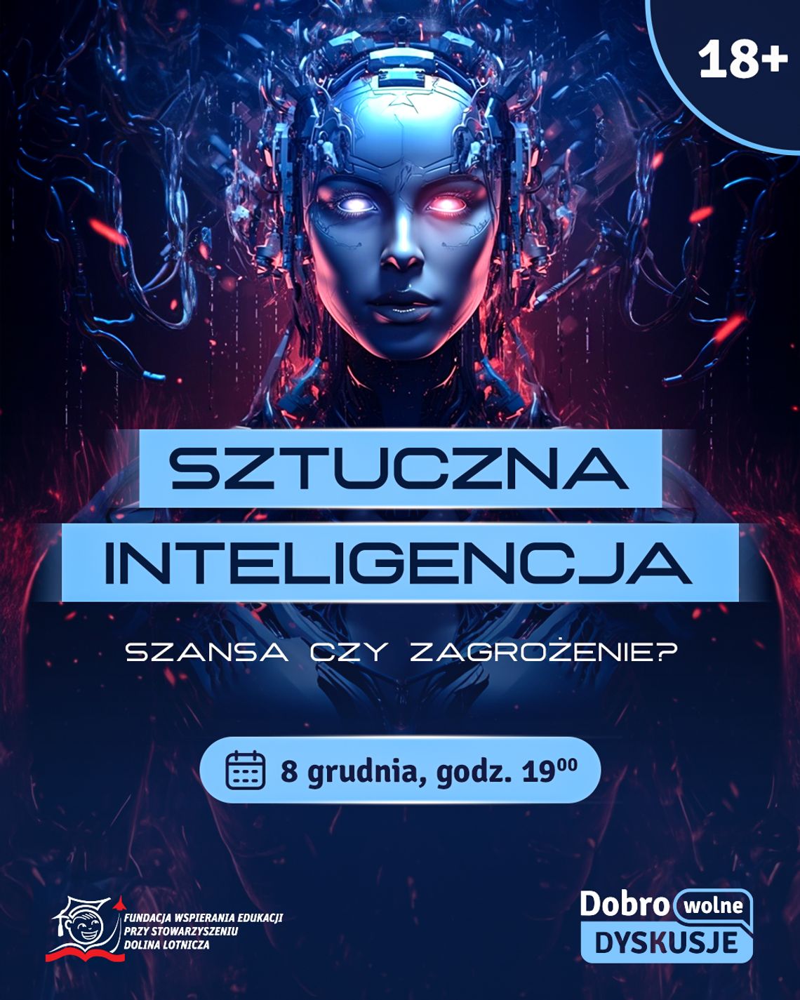 „Dobro(wolne) Dyskusje” - nowy projekt Fundacji Wspierania Edukacji przy Stowarzyszeniu Dolina Lotnicza. Spotkanie już 8 grudnia