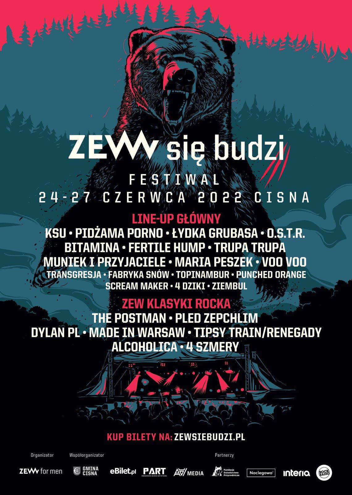 Festiwal ZEW się budzi już za kilka tygodni! Obudź letni zew w sercu dzikich Bieszczadach