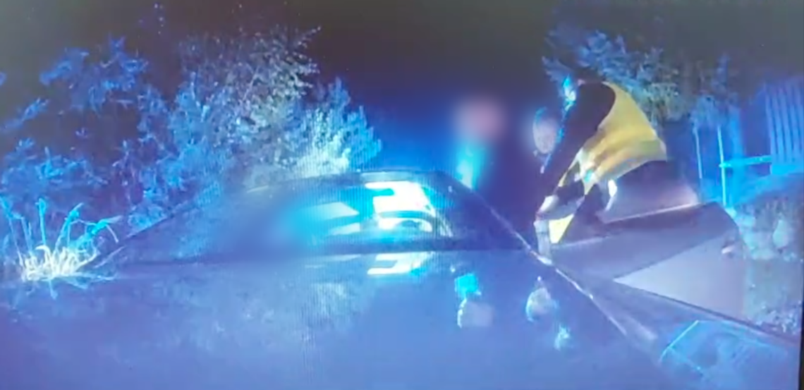 Fiasko brawurowej ucieczki 26-latka przed policją [WIDEO]