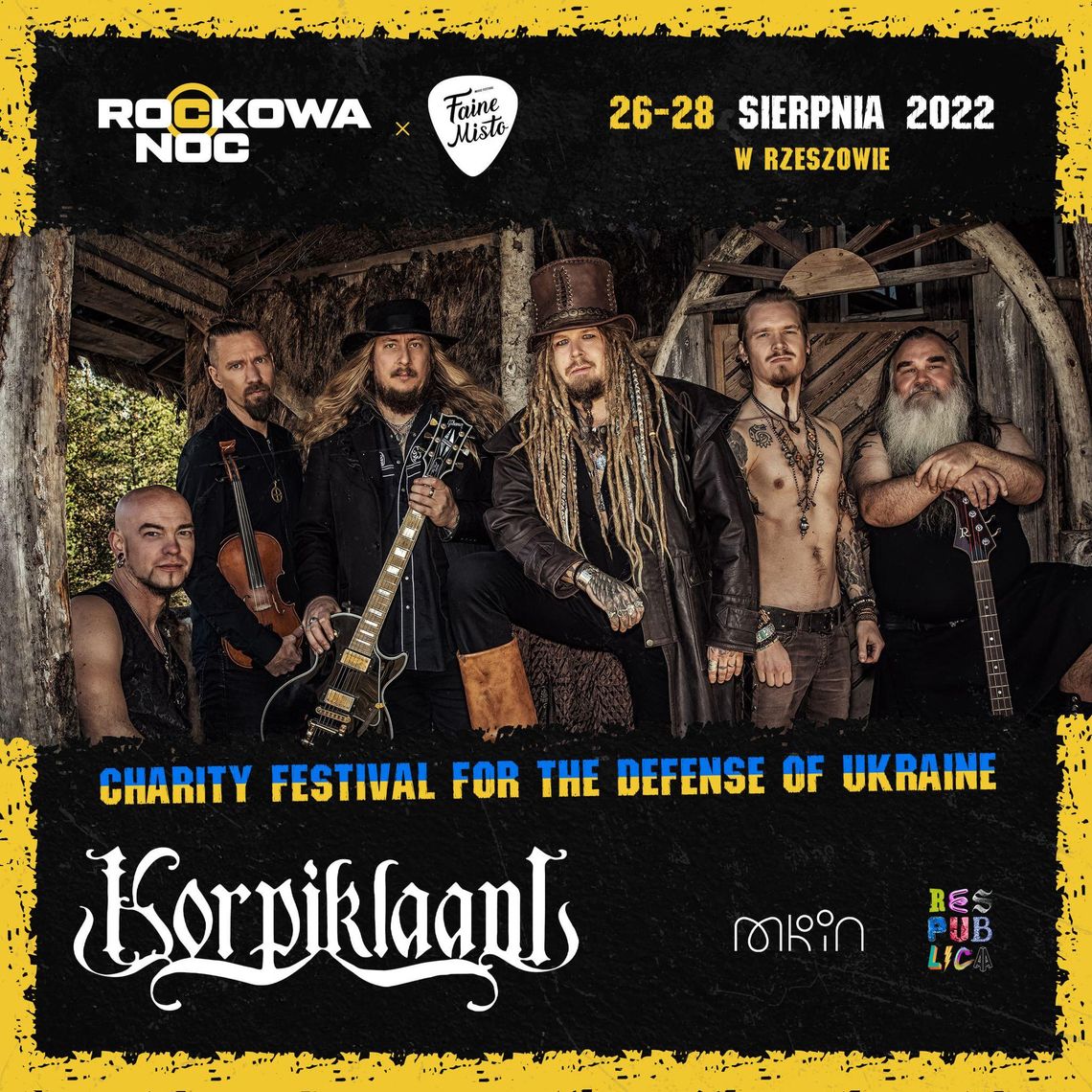 Finlandzka kapela Korpiklaani headlinerem festiwalu Rockowa NocXFaine Misto w Rzeszowie!