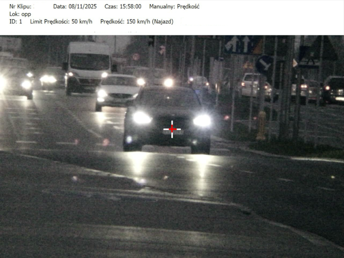 Francuz pędził 115 km/h przez Warszawską. Stracił prawo jazdy