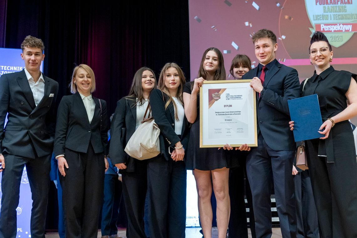 Gala Rankingu Perspektywy 2026 na Politechnice Rzeszowskiej. Oto nagrodzone szkoły [ZDJĘCIA]