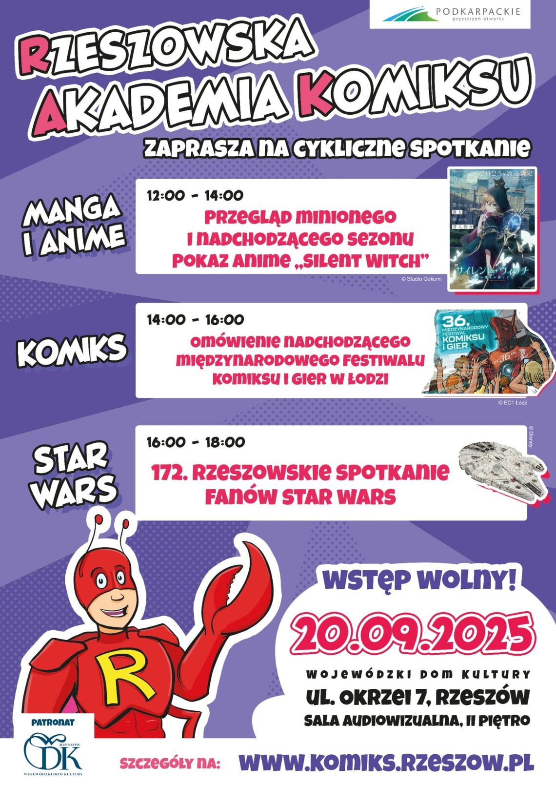 Gratka dla fanów mangi, anime i Star Wars. Spotkanie Rzeszowskiej Akademii Komiksu