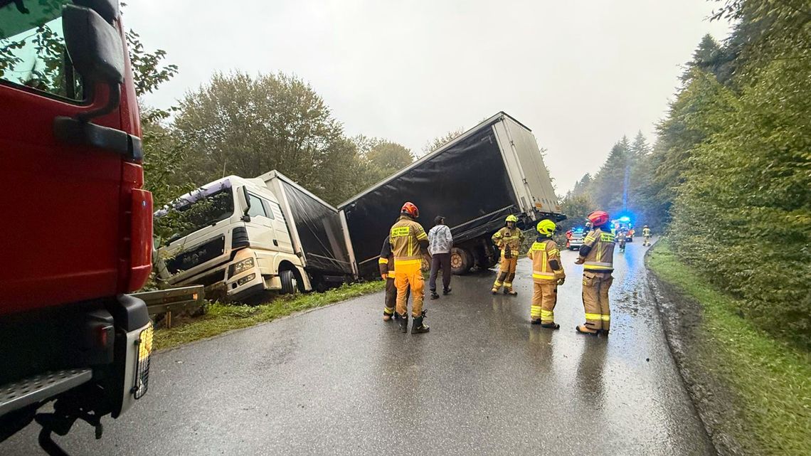 Groźny wypadek w powiecie bieszczadzkim