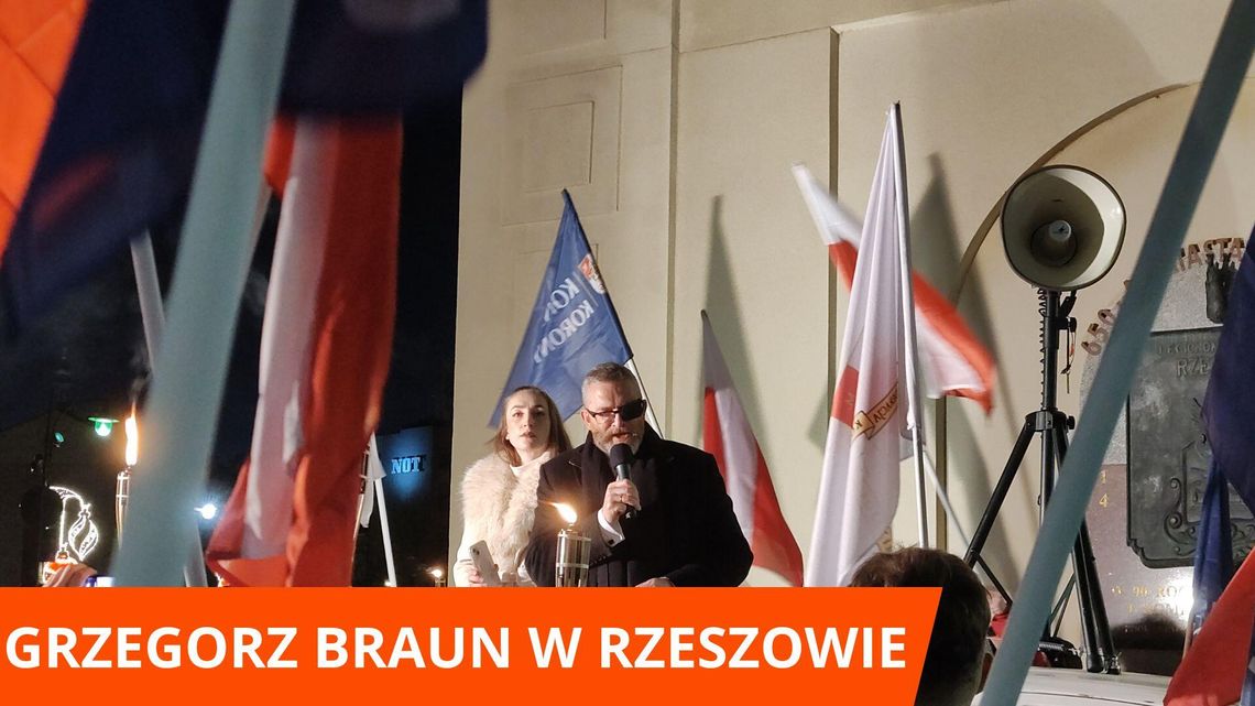 Grzegorz Braun w Rzeszowie