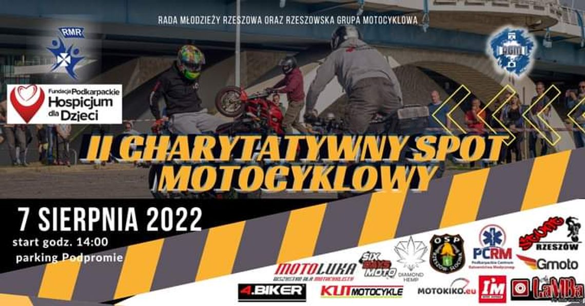 II Charytatywny Spot Motocyklowy już jutro w Rzeszowie!