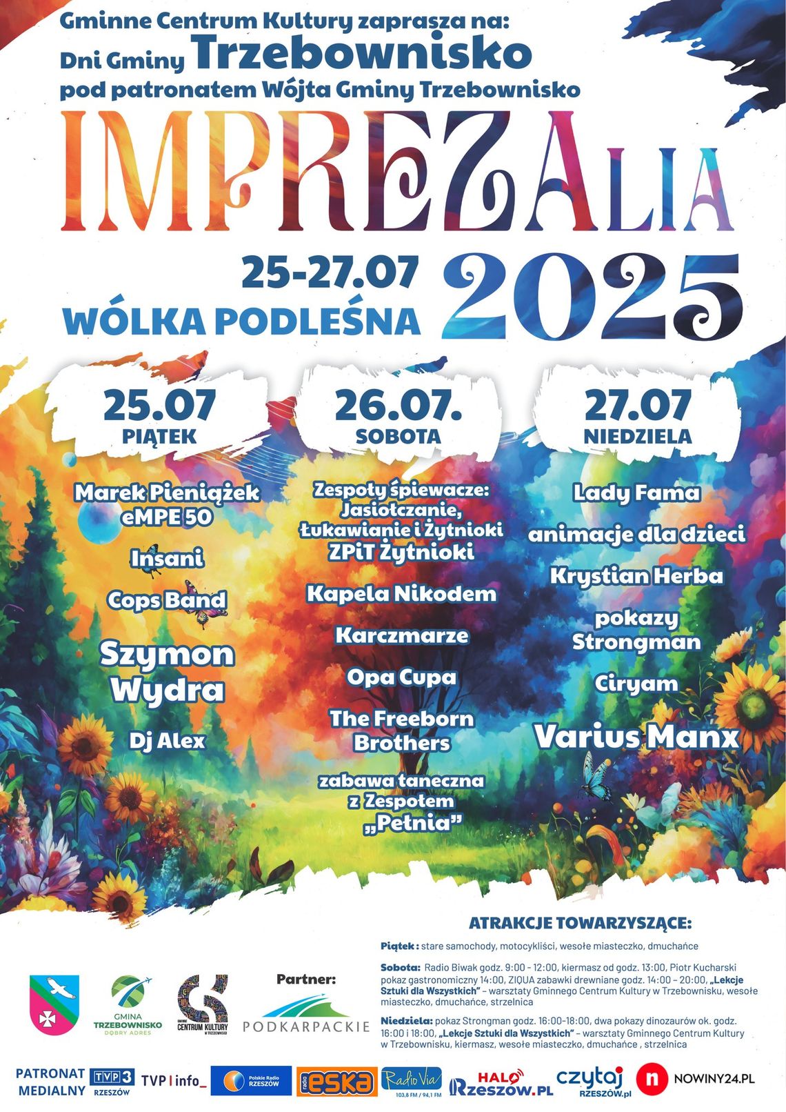 Imprezalia, czyli Dni Gminy Trzebownisko. Trzy dni emocjonujących wydarzeń