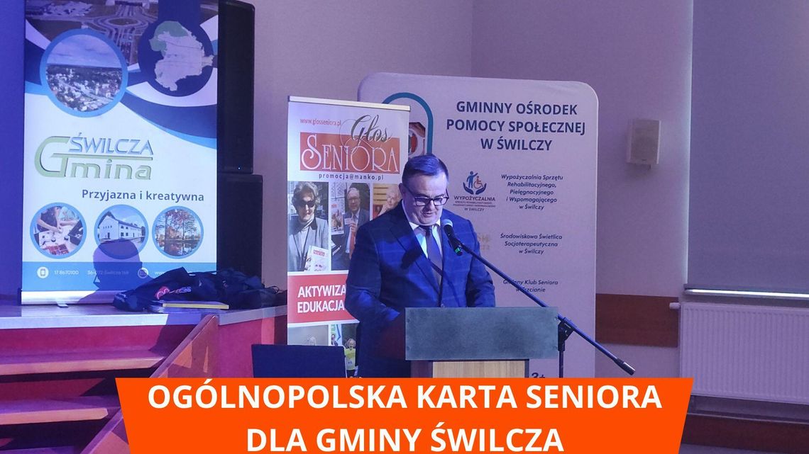 Inauguracja Ogólnopolskiej Karty Seniora w Gminie Świlcza