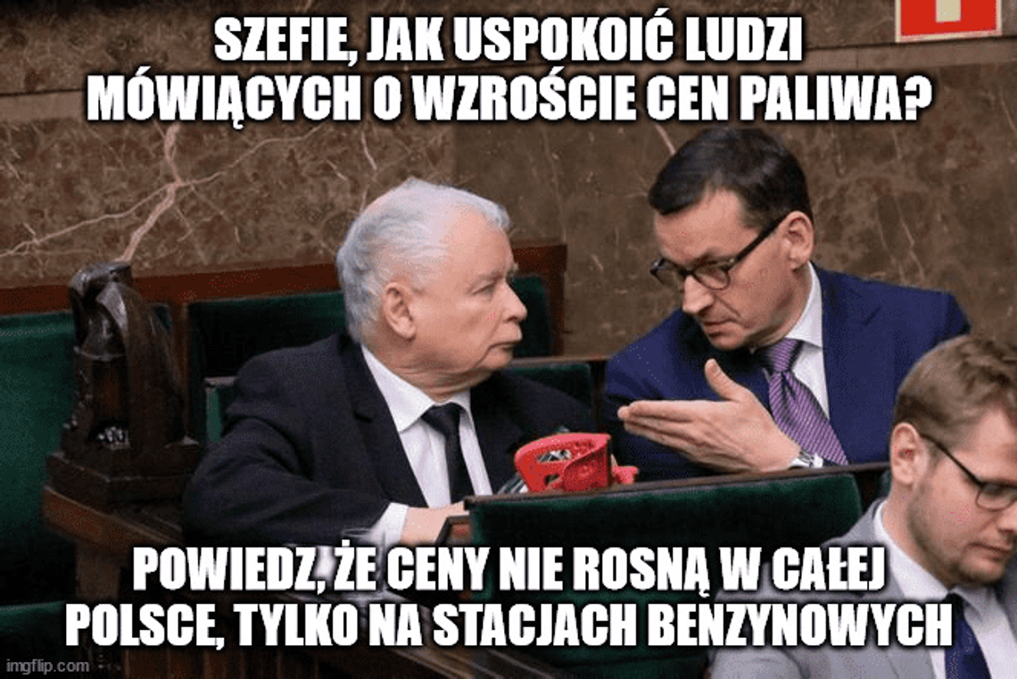 Internauci kpią z ceny paliw (Memy)