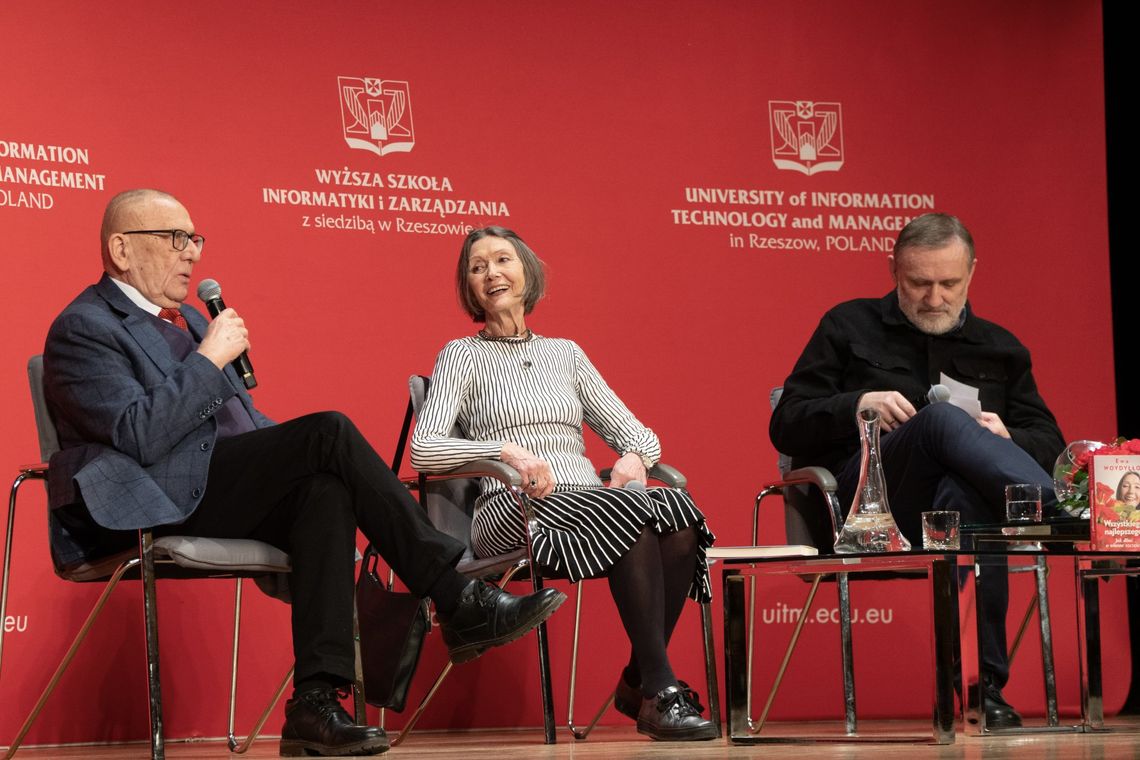 „Jak zachować spokój w czasach niepokoju”? Spotkanie z dr Ewą Woydyłło „Jak zachować spokój w czasach niepokoju”? Spotkanie z dr Ewą Woydyłło