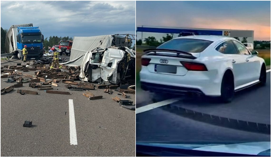 Jan R. szaleje po podkarpackich drogach! Najpierw rozbił Scanię na S19, teraz o mało nie zabił kursantki z "eLki" na A4! [WIDEO]