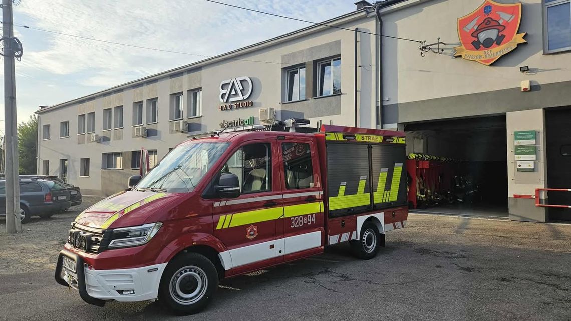 Jednostka OSP Rzeszów-Drabinianka wzbogaciła się o fabrycznie nowy wóz