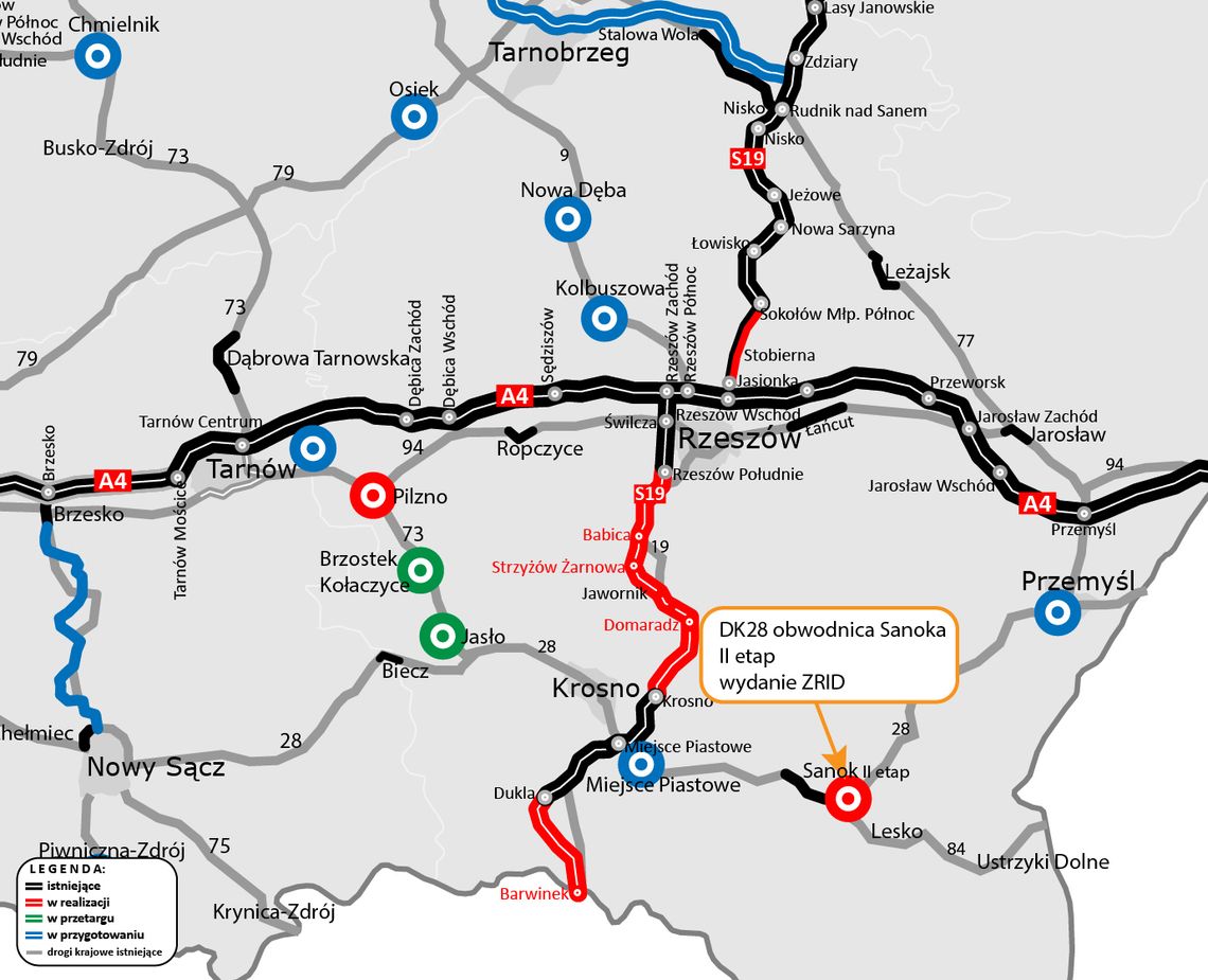 Jest pozwolenie na budowę II etapu obwodnicy Sanoka