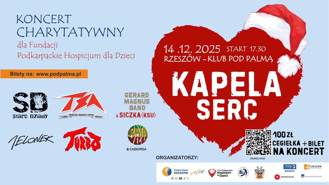 „KAPELA SERC” – muzyka, sztuka i dobro. Rzeszów szykuje wyjątkowy koncert charytatywny