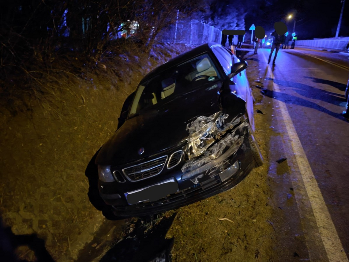 Kolizja z udziałem 4 pojazdów spowodowana przez nietrzeźwego kierowcę BMW