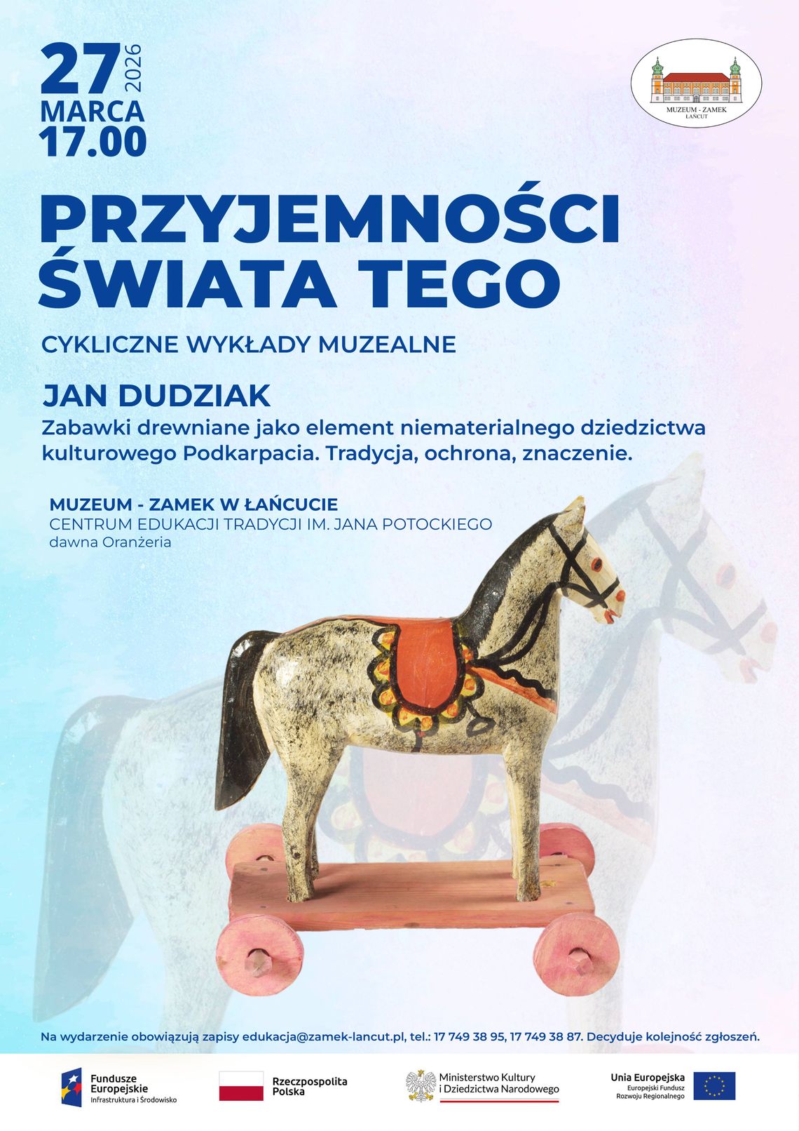 Kolorowy świat tradycji w Łańcucie. Spotkanie z twórcą ludowym Janem Dudziakiem