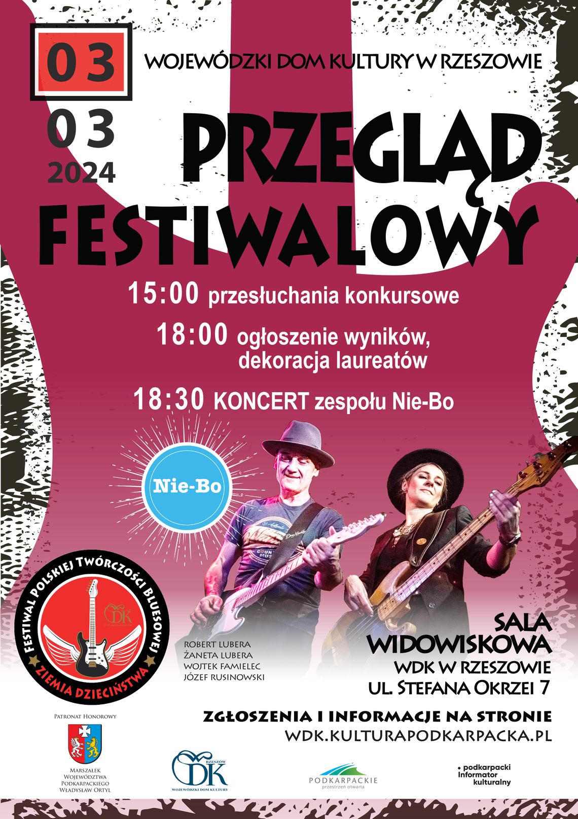 Konkurs w ramach Festiwalu Polskiej Twórczości Bluesowej – zgłoszenia otwarte