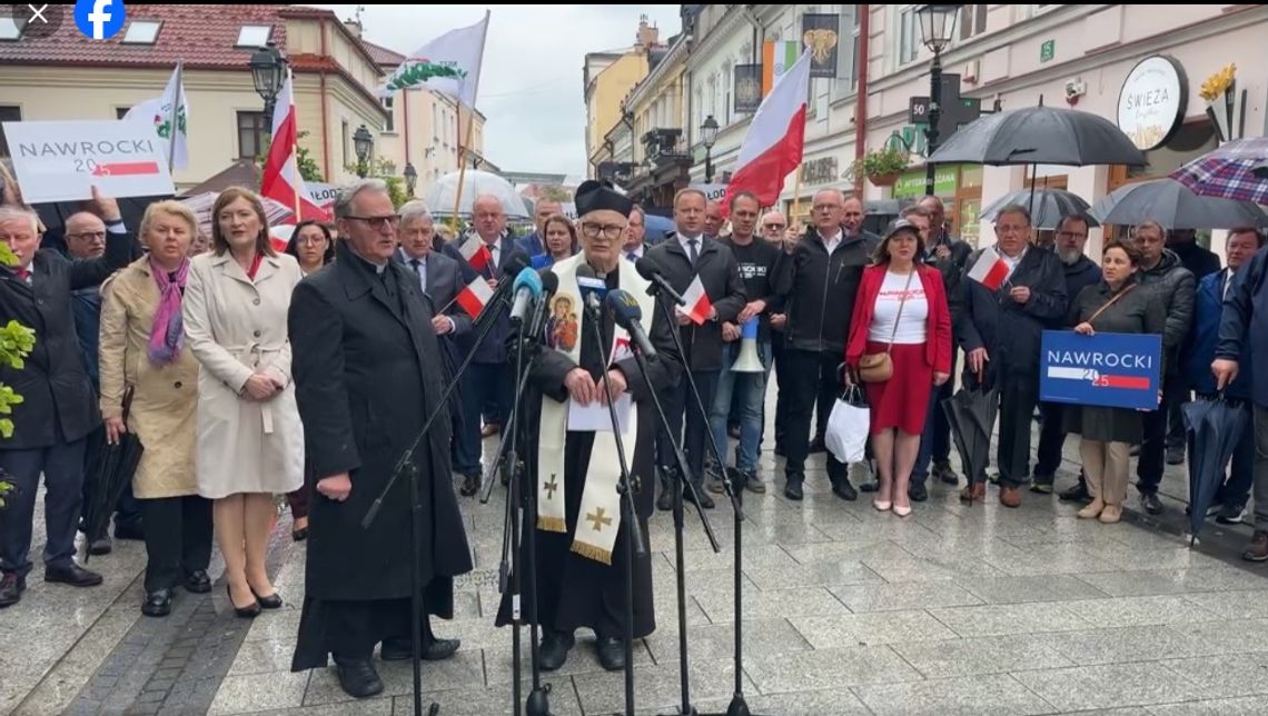 Kościół czynnie włączył się w kampanię Nawrockiego. Księża z Rzeszowa modlą się o wygraną kandydata PiS