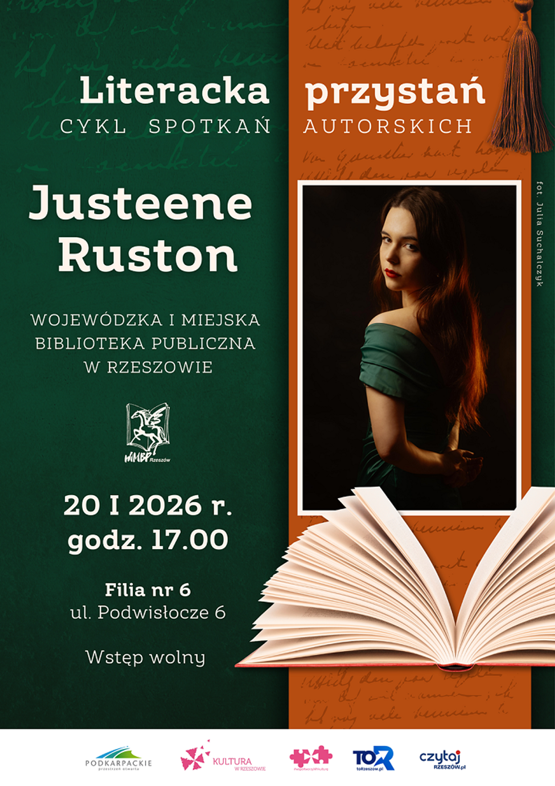 Literacka przystań fantasy – Justeene Ruston spotka się z czytelnikami