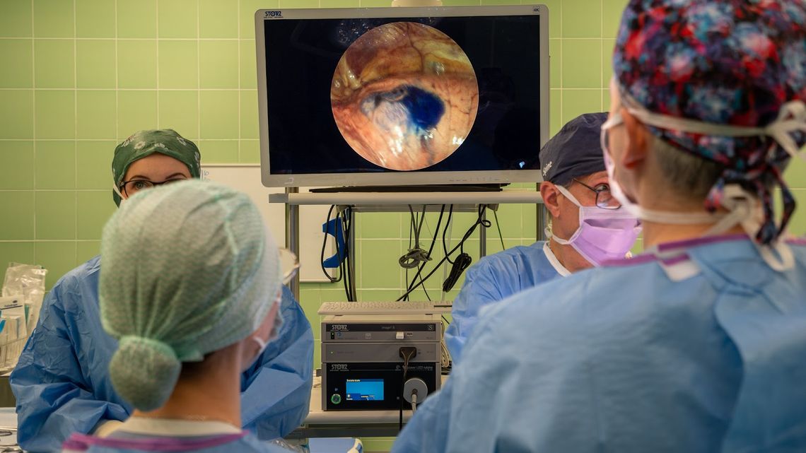 Małoinwazyjne usunięcie trudno widocznego guza płuca dzięki znakowaniu pod kontrolą tomografii Małoinwazyjne usunięcie trudno widocznego guza płuca dzięki znakowaniu pod kontrolą tomografii