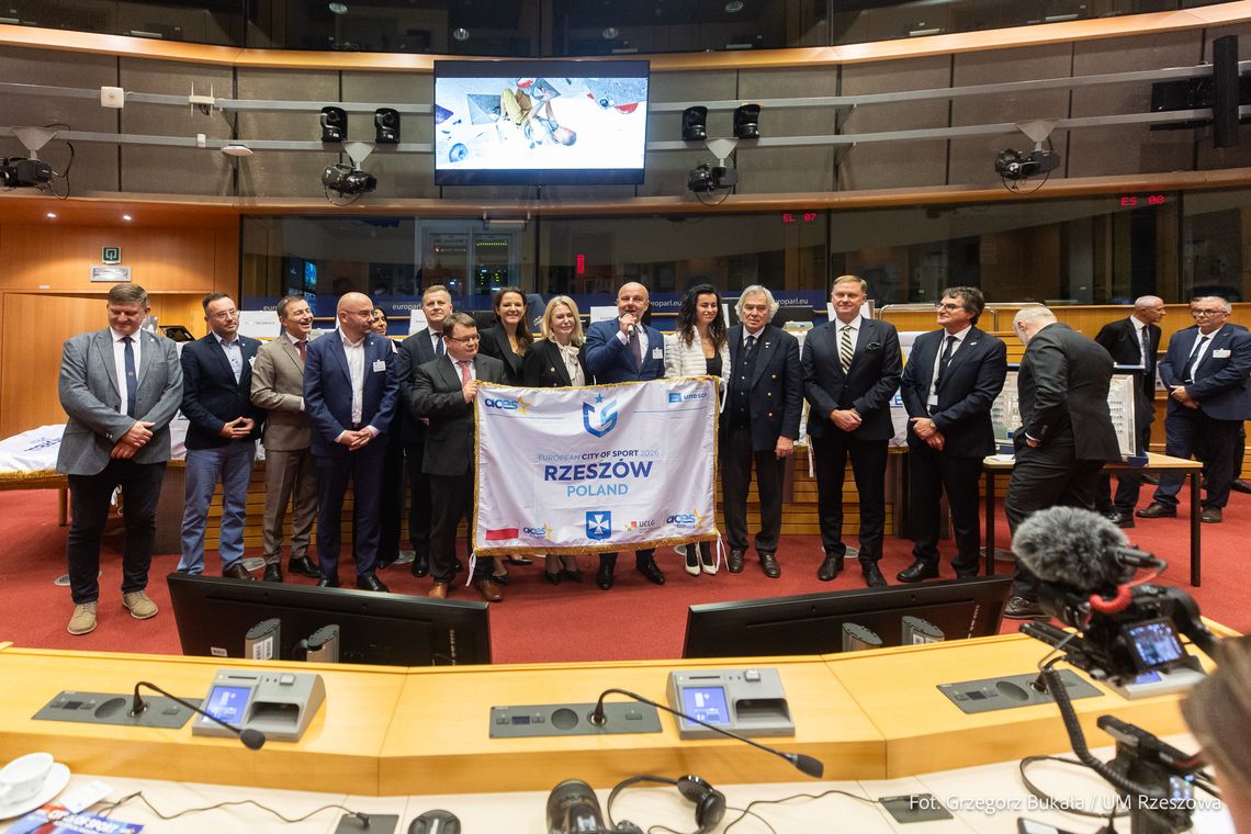 Mamy to! Rzeszów odebrał  tytuł Europejskiego Miasta Sportu 2026