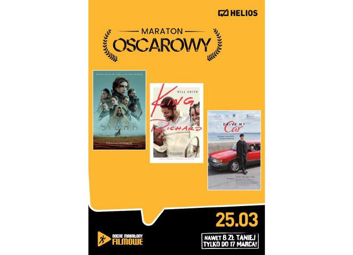 Maraton Oscarowy w Kinie Helios