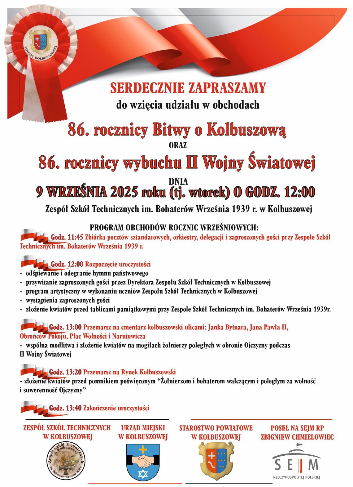 Mieszkańcy Kolbuszowej uczczą rocznicę Bitwy o Kolbuszową i wybuchu II Wojny Światowej