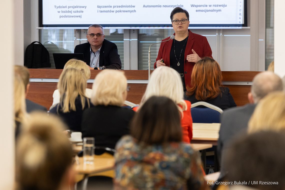 Minister Katarzyna Lubnauer w Rzeszowie. „Kompas jutra” wyznacza kierunek zmian w edukacji