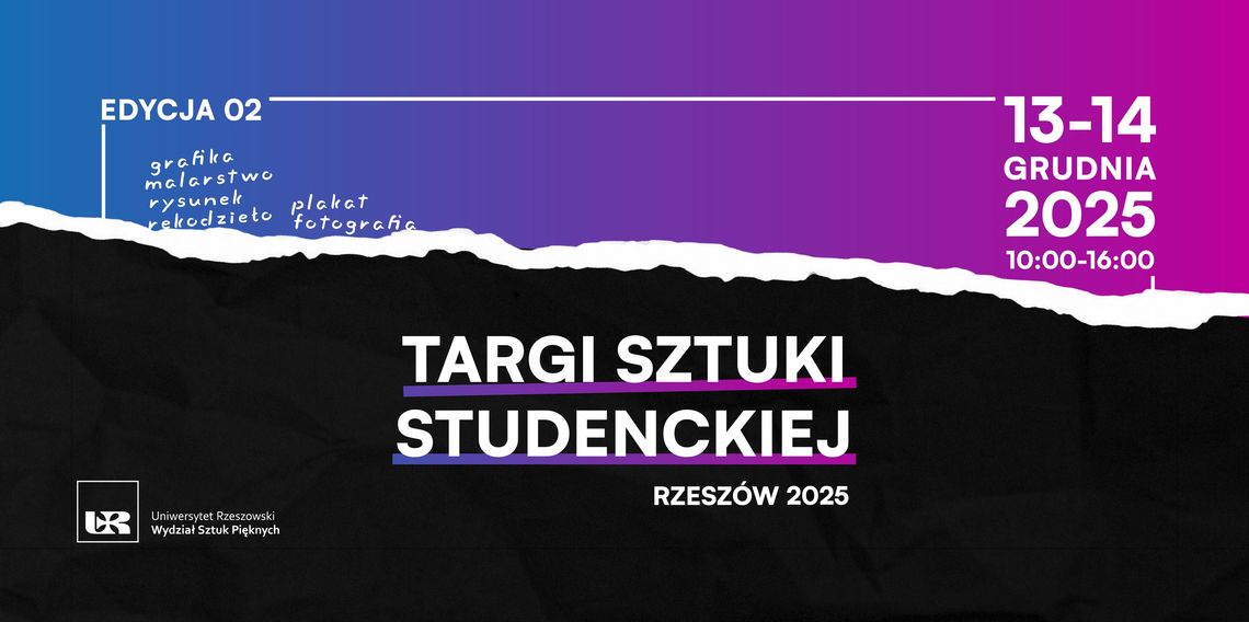 Młoda sztuka w Rzeszowie. Grudniowe targi sztuki studenckiej na Uniwersytecie Rzeszowskim