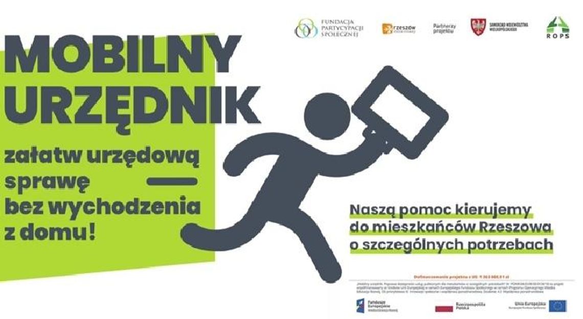 „Mobilny Urzędnik” w Urzędzie Miasta Rzeszowa już od 31 marca 2022 r.