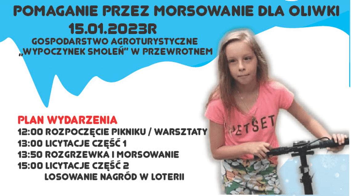 Morsy z gminy Głogów Małopolski organizują piknik charytatywny dla Oliwki Kret z Kolbuszowej