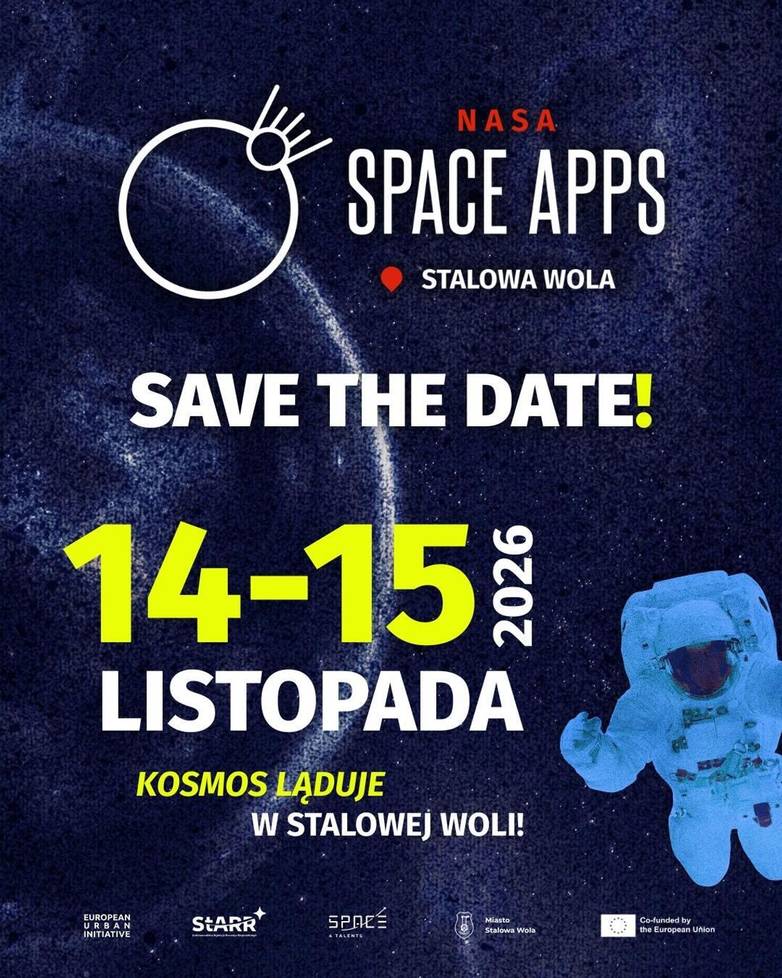 NASA Space Apps Challenge ponownie w Stalowej Woli. 24 godziny na stworzenie kosmicznego rozwiązania NASA Space Apps Challenge ponownie w Stalowej Woli. 24 godziny na stworzenie kosmicznego rozwiązania